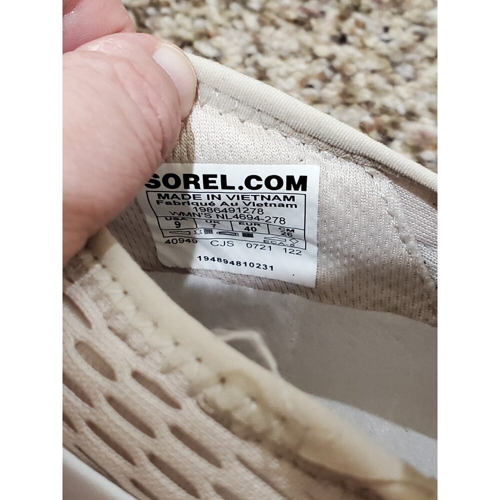 Sorel Kinetic Impact li Lace Women's Sneakers Drk Moonstone Size 9 - Picture 12 of 12